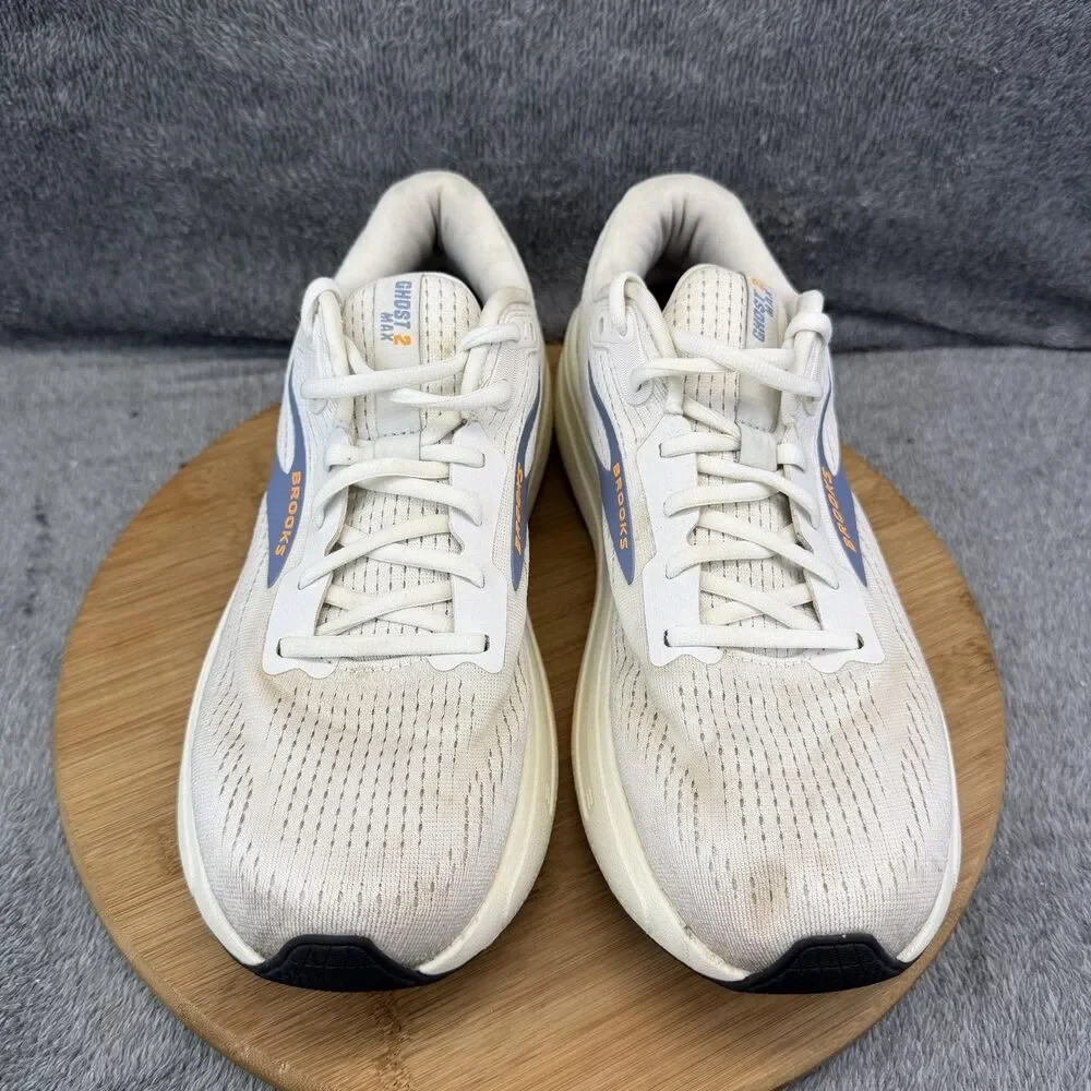 Brooks Ghost Max Shoes Mens Size 10.5 D White Running Cushioned 1104311D199